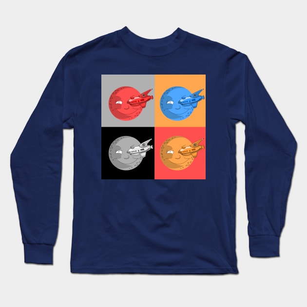 MOON CRASH POP! Long Sleeve T-Shirt by SIMPLICITEE